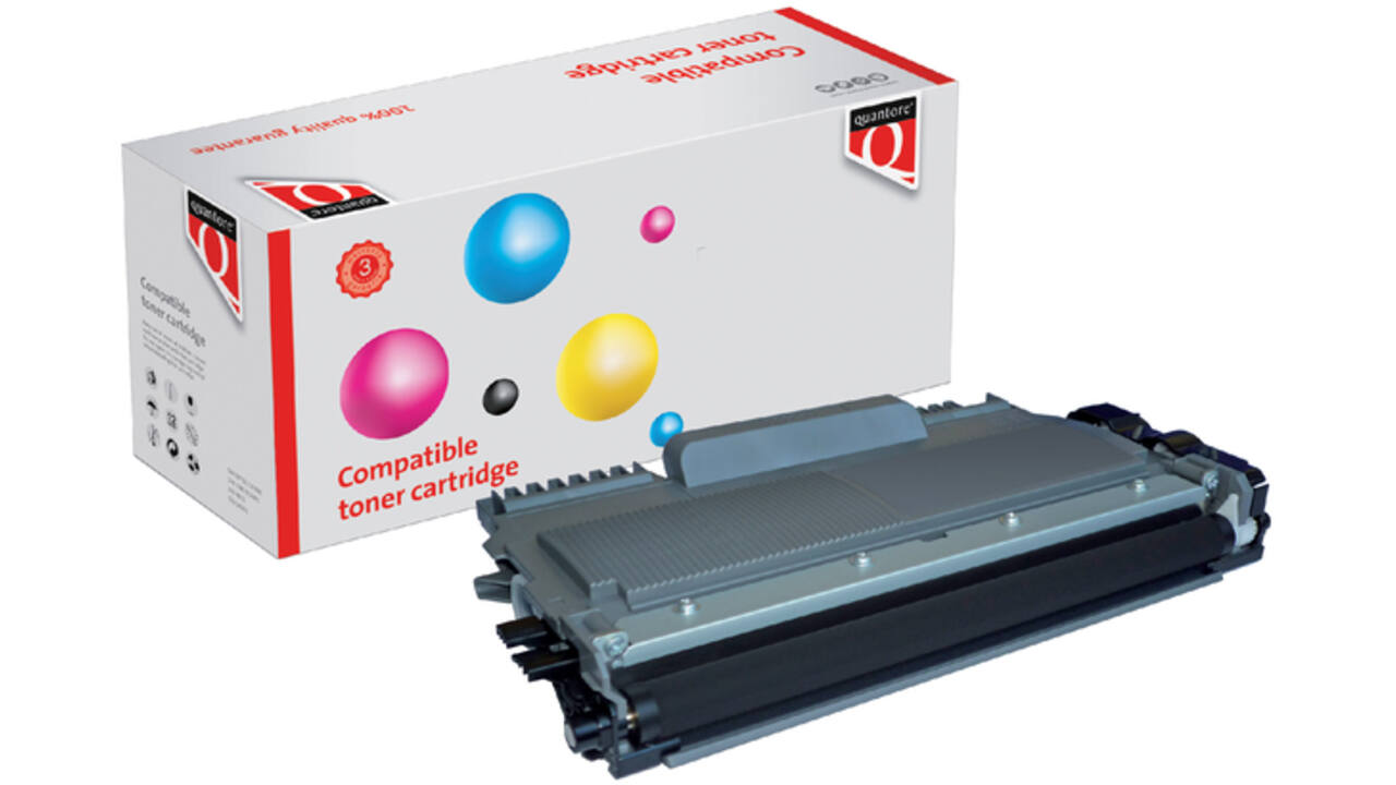 Toner Quantore alternatief tbv Brother TN-2220BK zwart