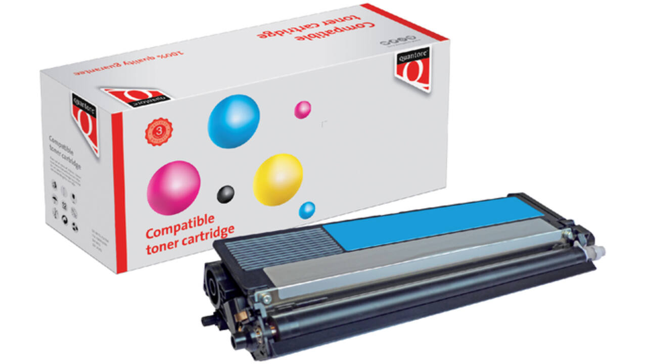 Toner Quantore alternatief tbv Brother TN-325C blauw