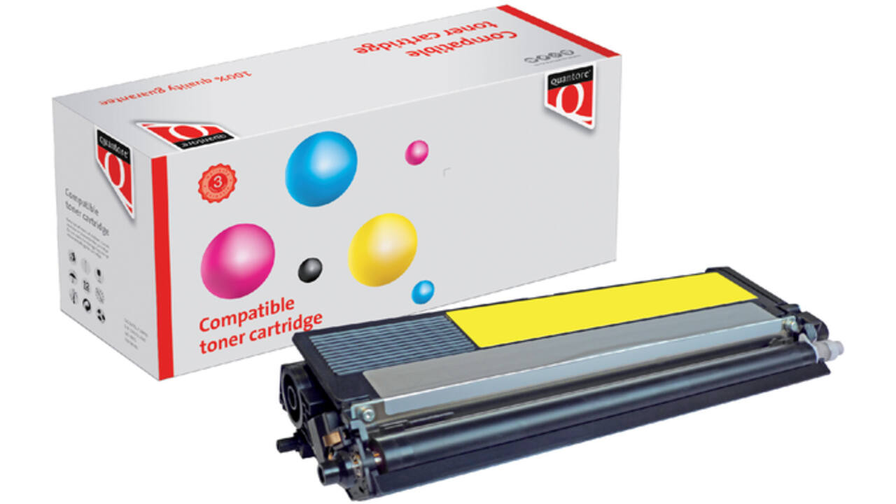 Toner Quantore alternatief tbv Brother TN-325Y geel