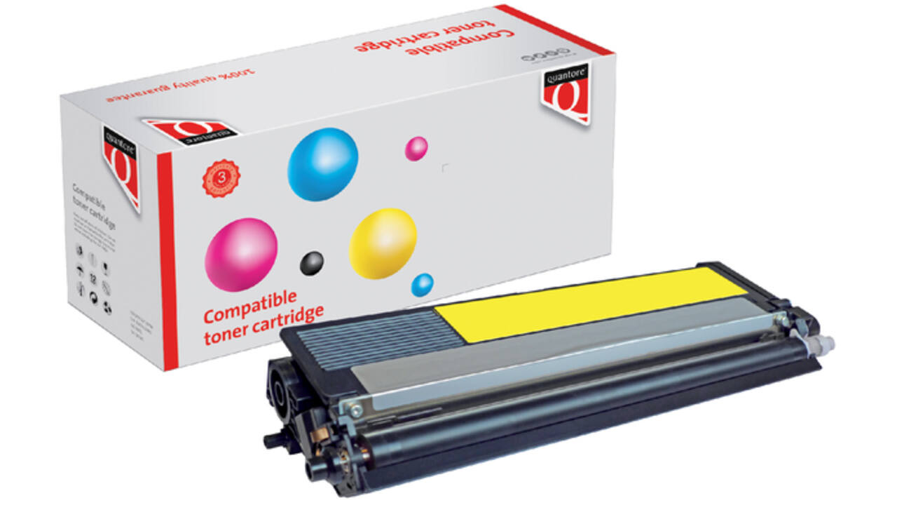 Toner Quantore alternatief tbv Brother TN-328Y geel