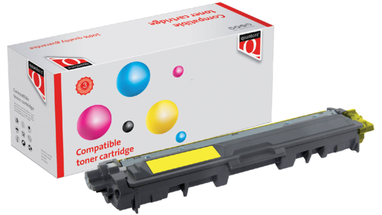 Toner Quantore alternatief tbv Brother TN-245Y geel