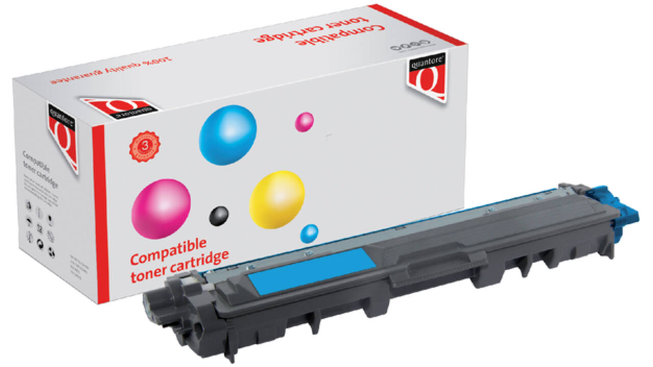 Toner Quantore alternatief tbv Brother TN-245C blauw
