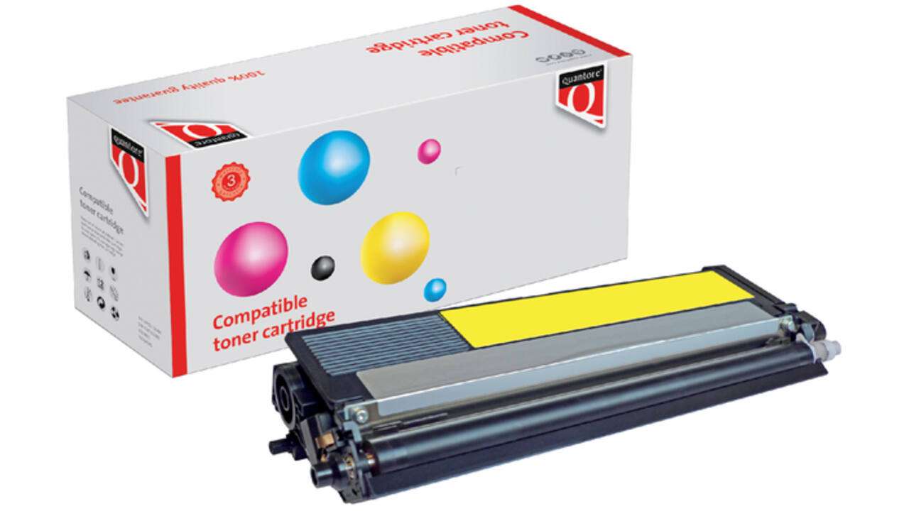 Toner Quantore alternatief tbv Brother TN-321Y geel