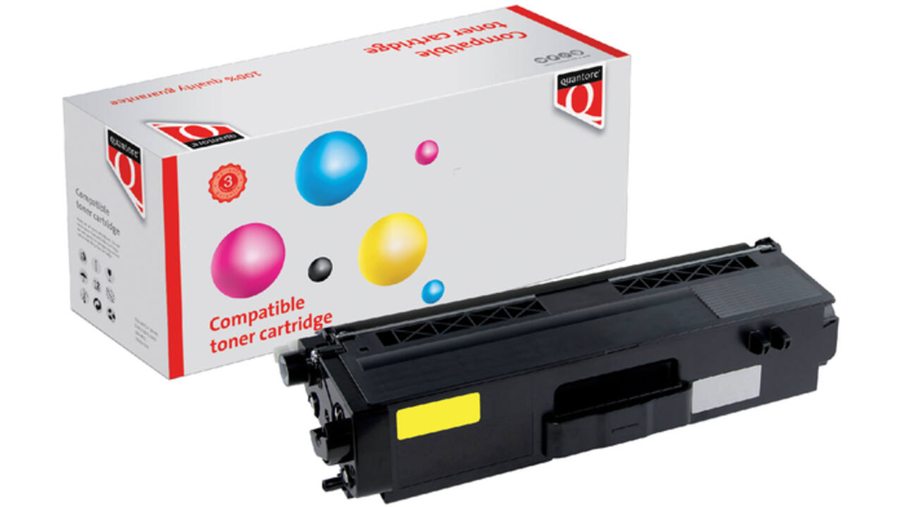 Toner Quantore alternatief tbv Brother TN-900Y geel