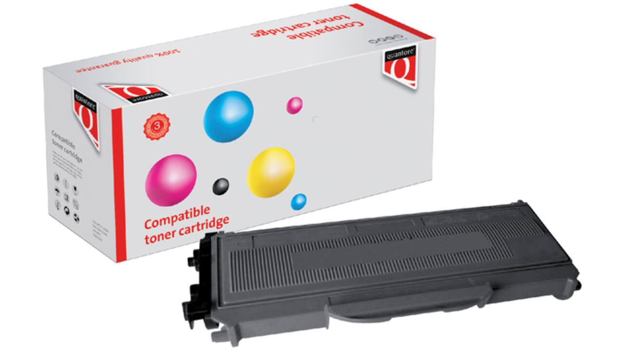 Toner Quantore alternatief tbv Brother TN-2110BK zwart