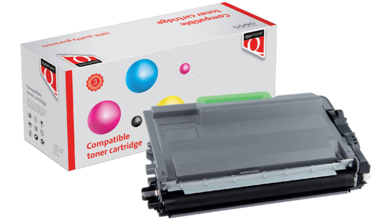 Toner Quantore alternatief tbv Brother TN-3512BK zwart