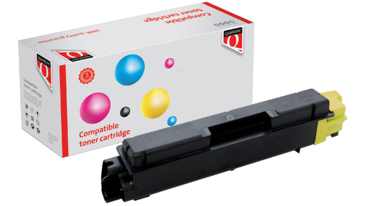 Toner Quantore alternatief tbv Kyocera TK-590Y geel