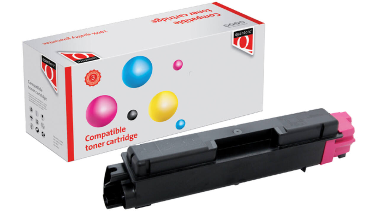 Toner Quantore alternatief tbv Kyocera TK-5150M rood