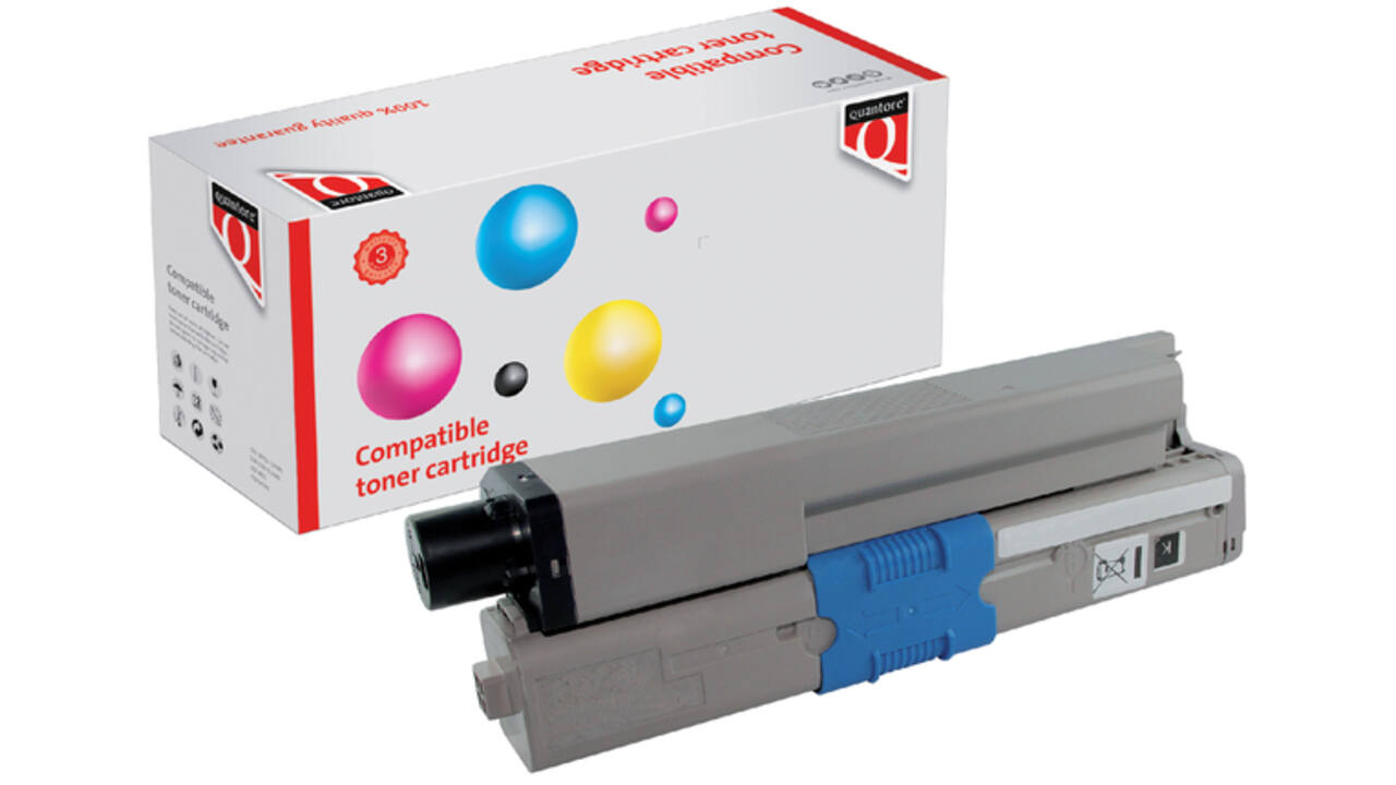 Toner Quantore alternatief tbv Oki 44469803 zwart