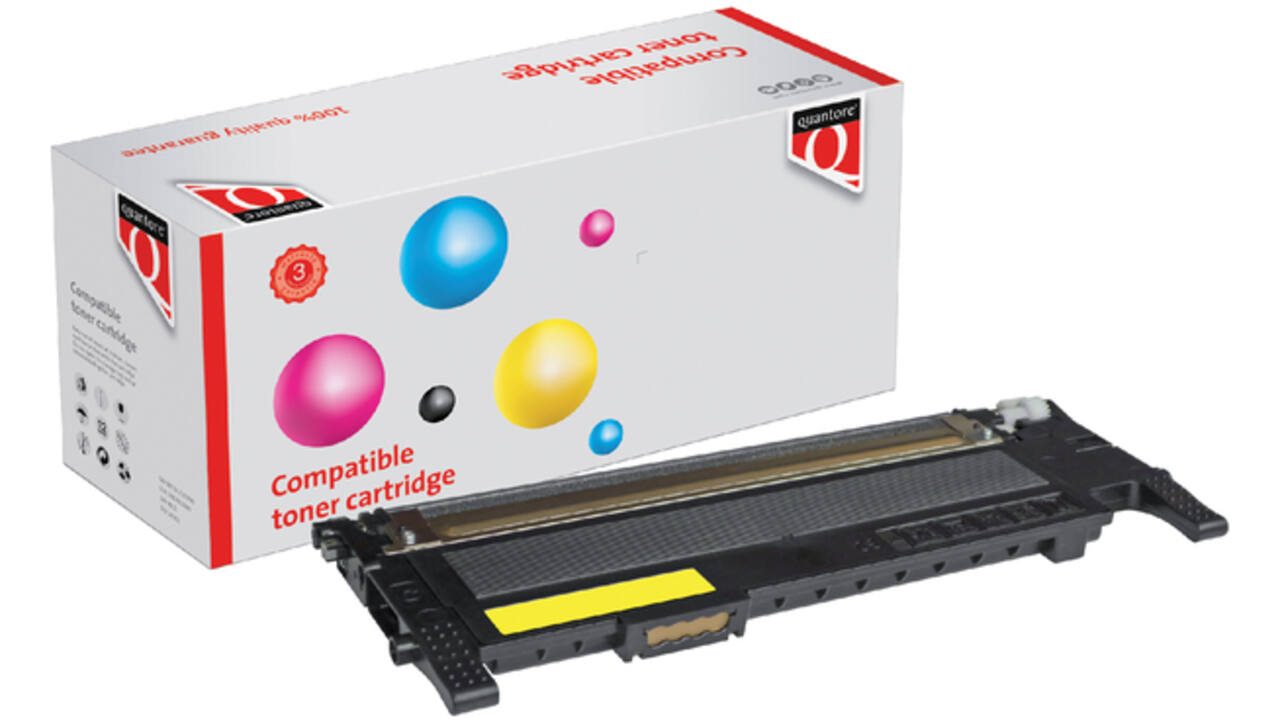 Tonercartridge Quantore alternatief tbv Samsung CLT-Y4072S geel