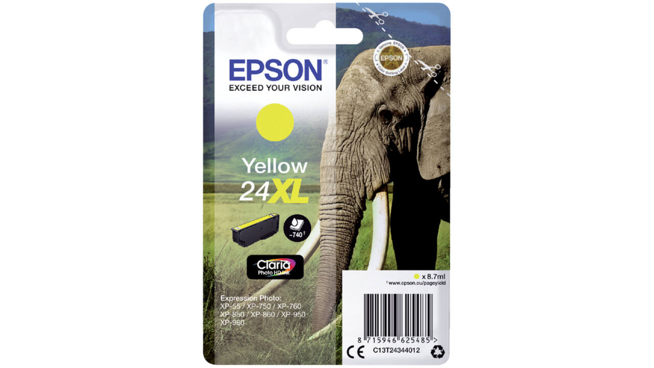 Inktcartridge Epson 24XL T2434 geel