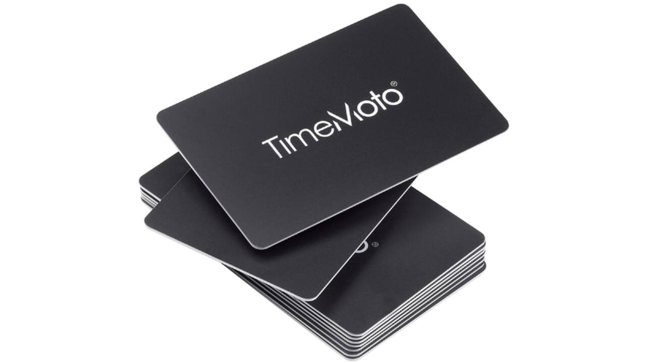 TimeMoto RF-100 RFID cards