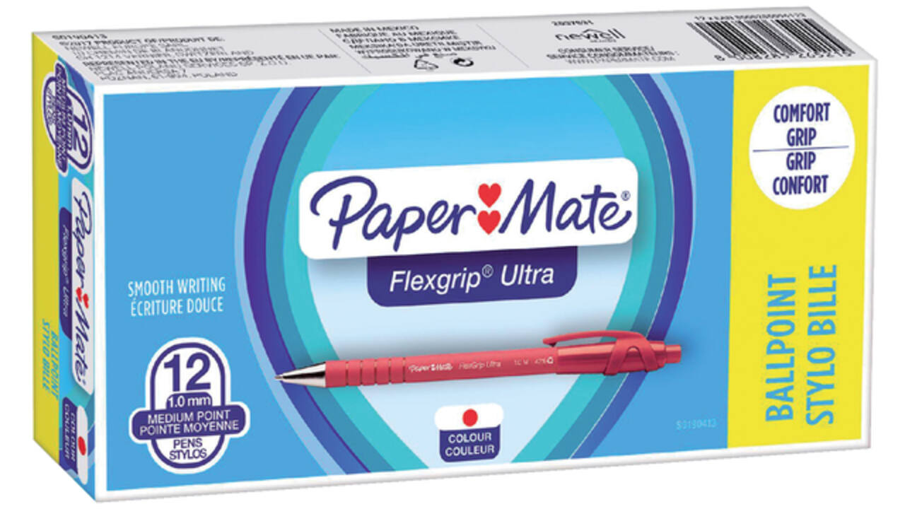 Balpen Paper Mate Flexgrip Ultra medium rood