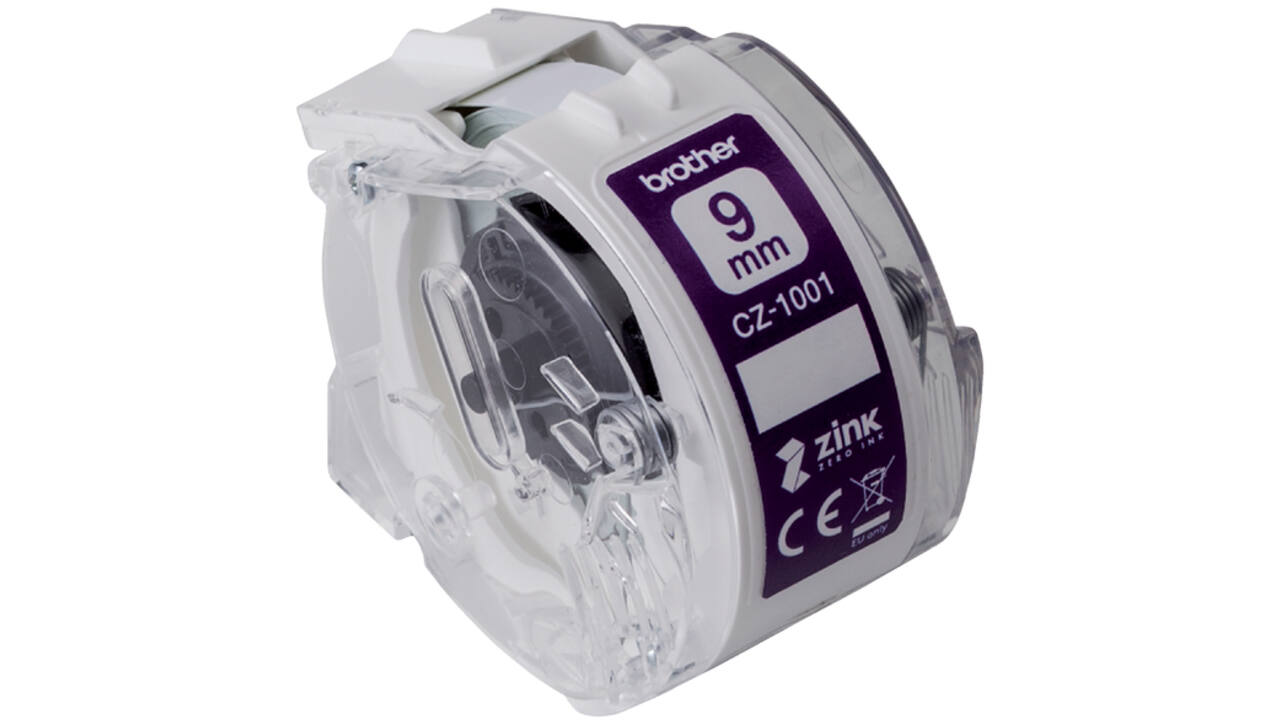 Etiket Brother CZ-1001 9mmX5m kleur opdruk