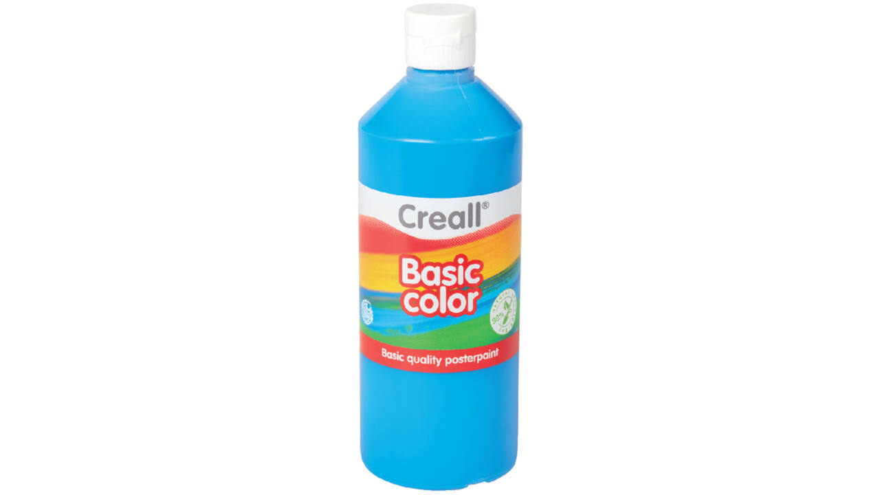 Plakkaatverf Creall basic blauw 500ml