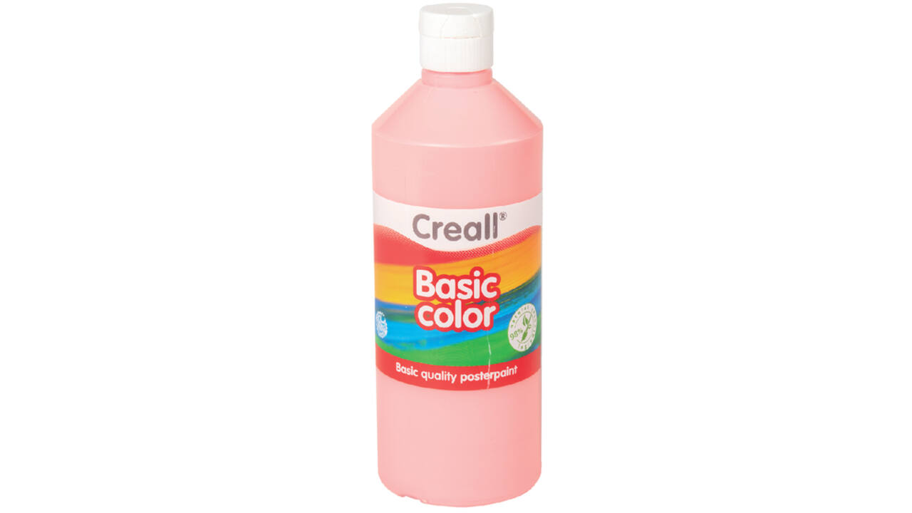 Plakkaatverf Creall basic roze 500ml