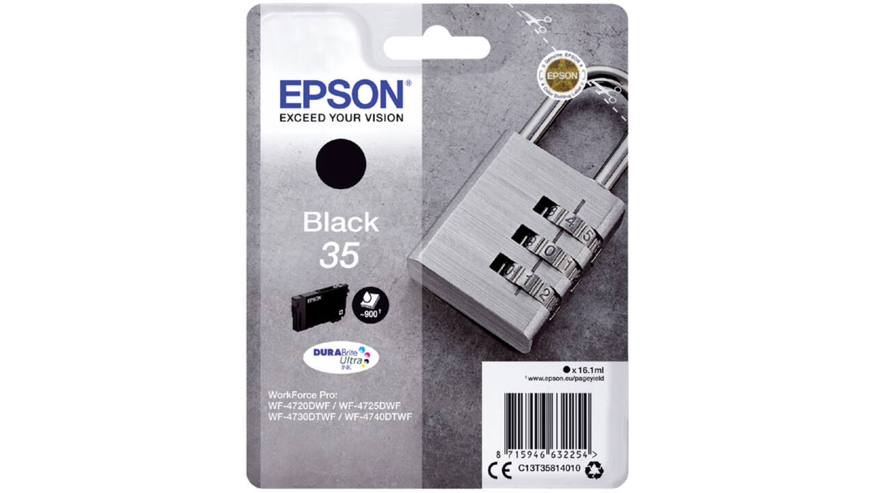 Inktcartridge Epson 35 T3581 zwart
