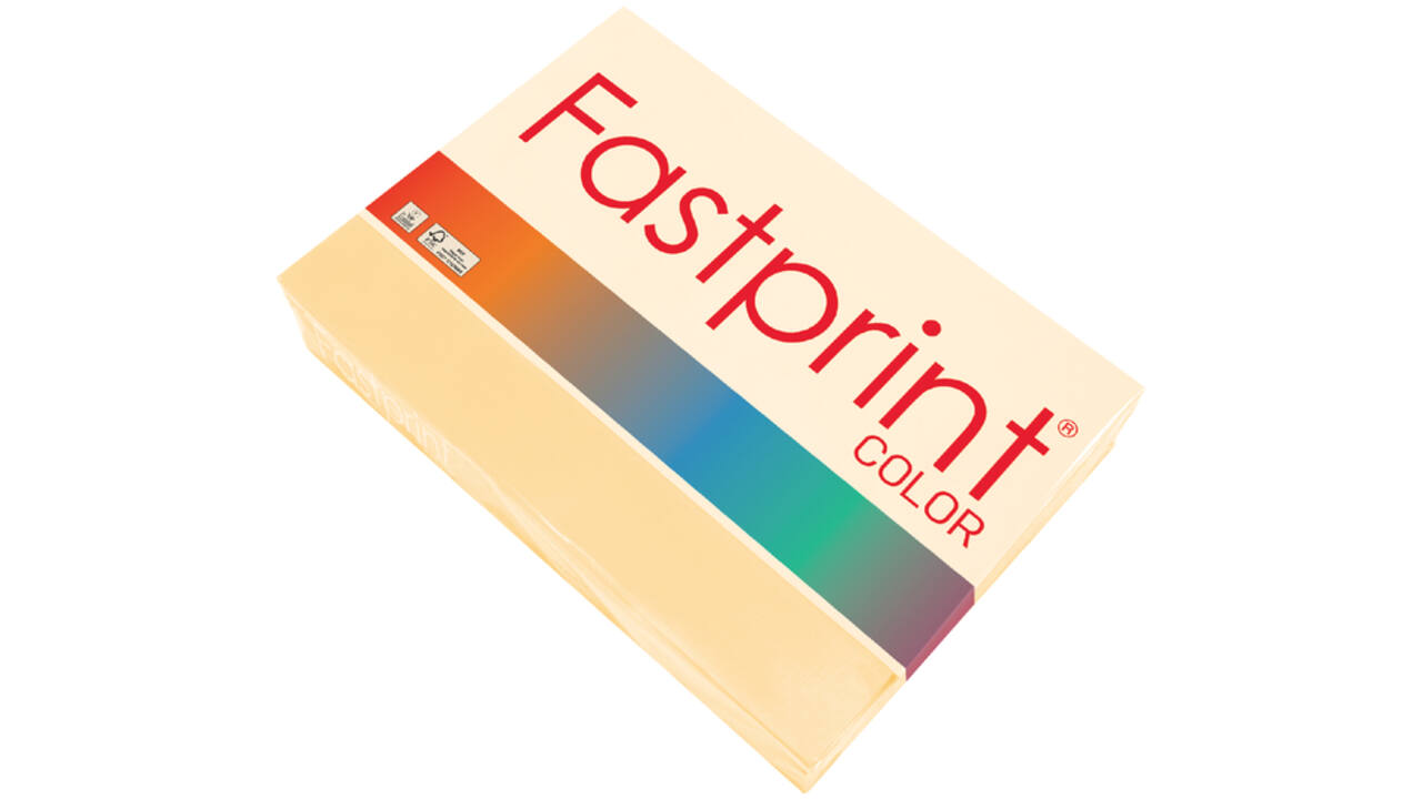 Kopieerpapier Fastprint A4 80gr donkerchamois 500vel