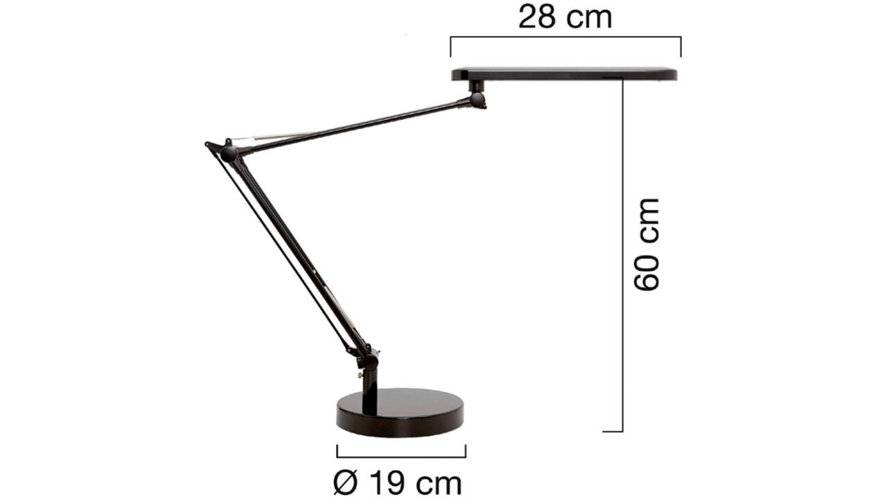 Bureaulamp Unilux Mambo led zwart