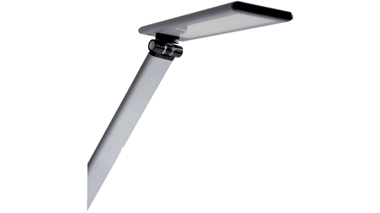 Bureaulamp Unilux Terra led aluminium grijs