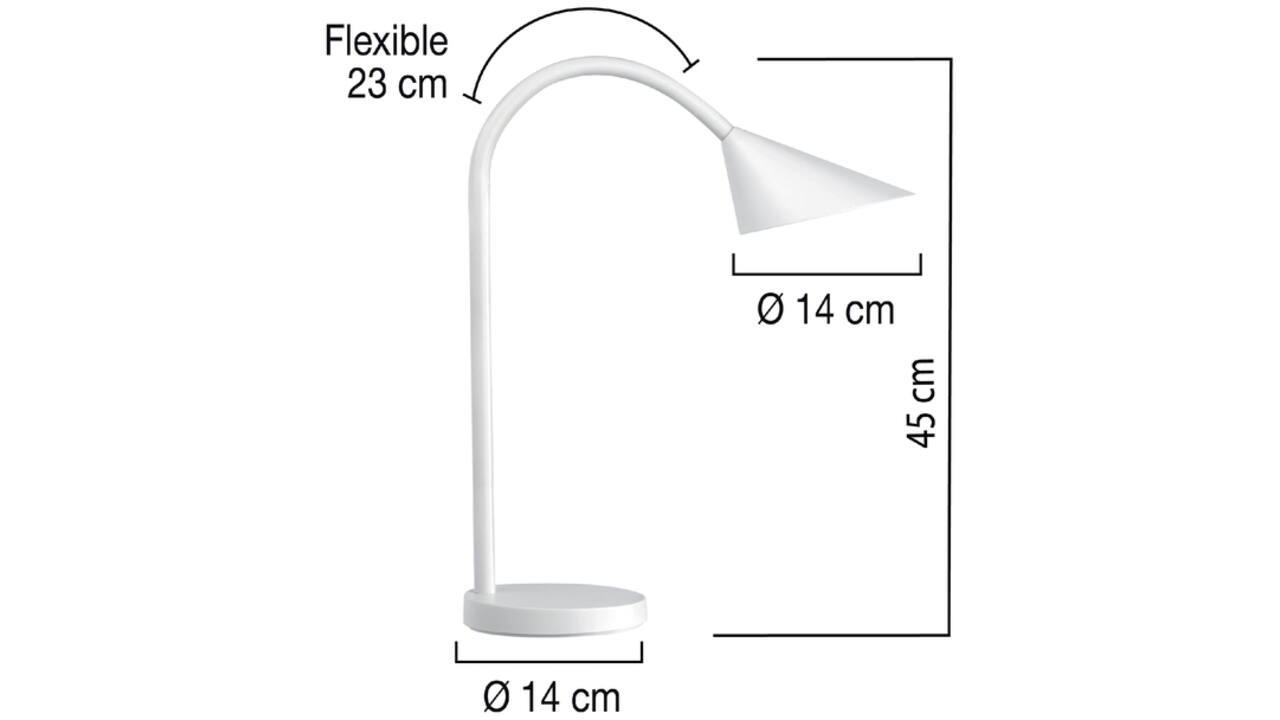 Bureaulamp Unilux Sol led wit