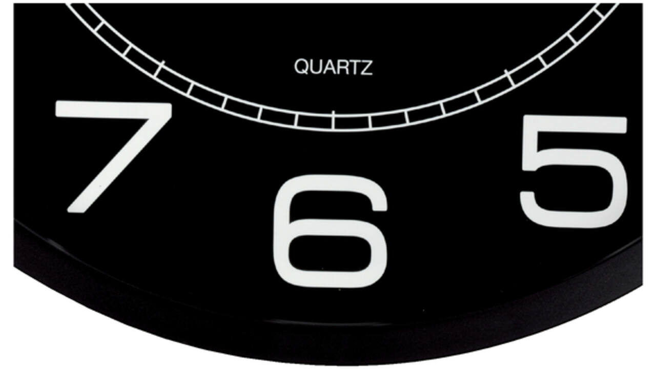 Wandklok Unilux Mega Ø 57.5cm zwart