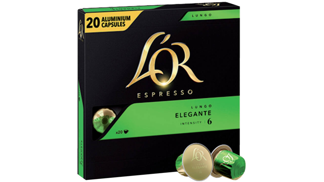 Koffiecups L'Or espresso Lungo Elegante 20 stuks