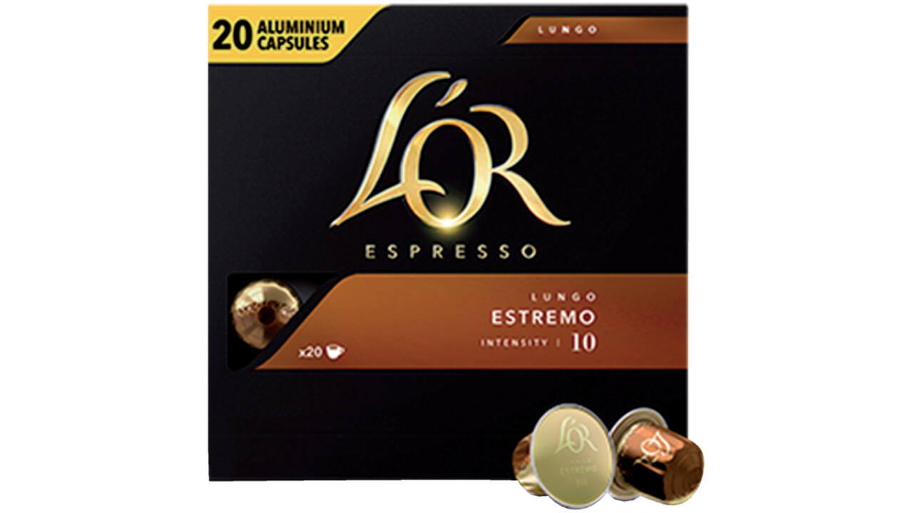 Koffiecups L'Or espresso Lungo Estremo 20 stuks