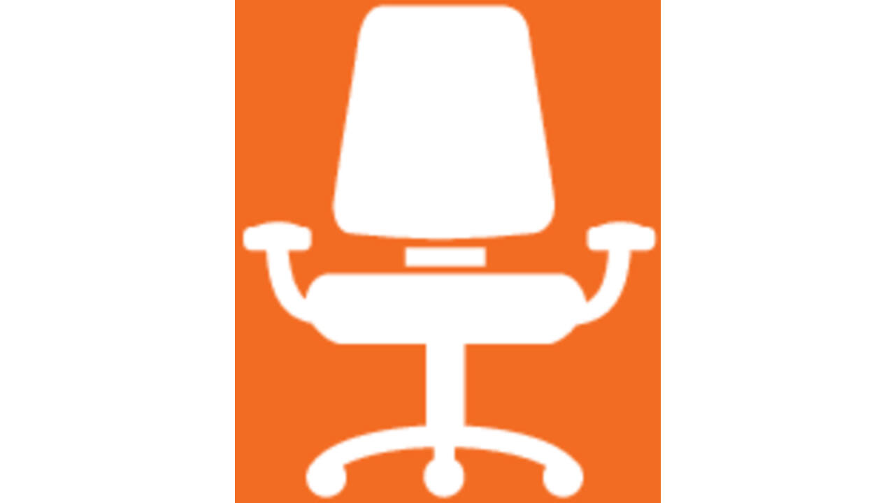 Bureaulamp Unilux Twistled led zwart
