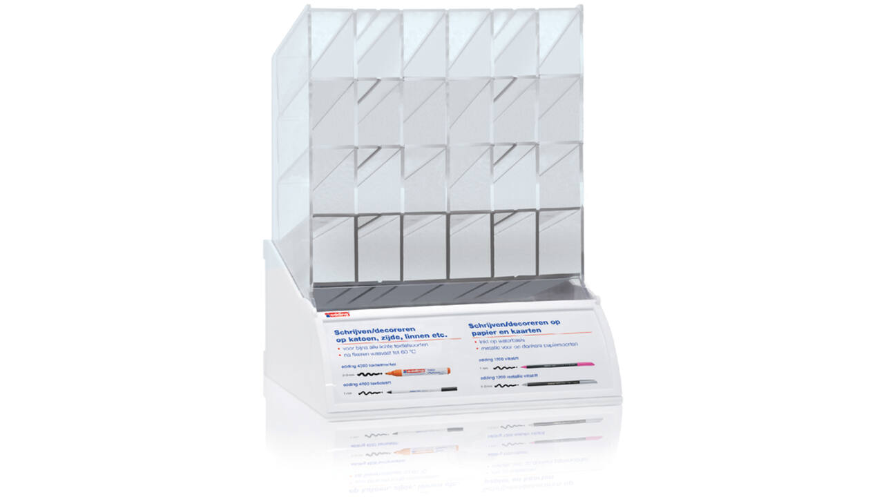 Display edding Schrijfwarenschap Leeg