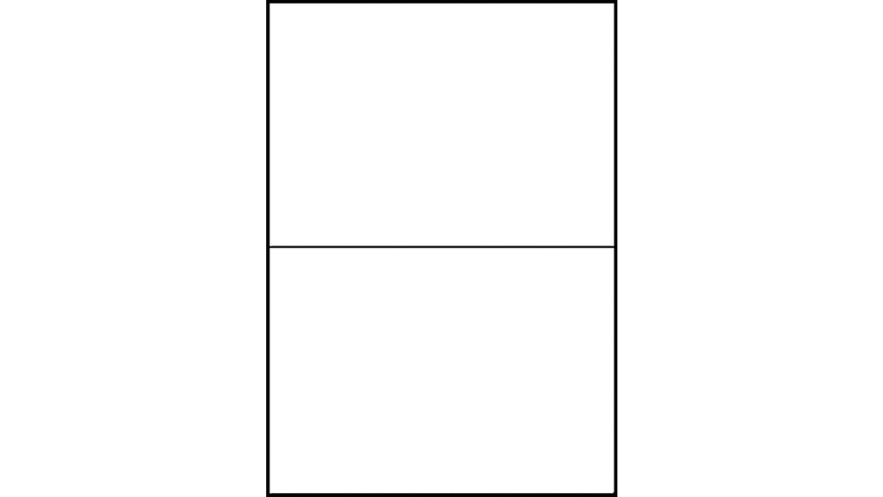 Etiket Avery Zweckform LR3655 210x148mm A5 recycled wit 200stuks