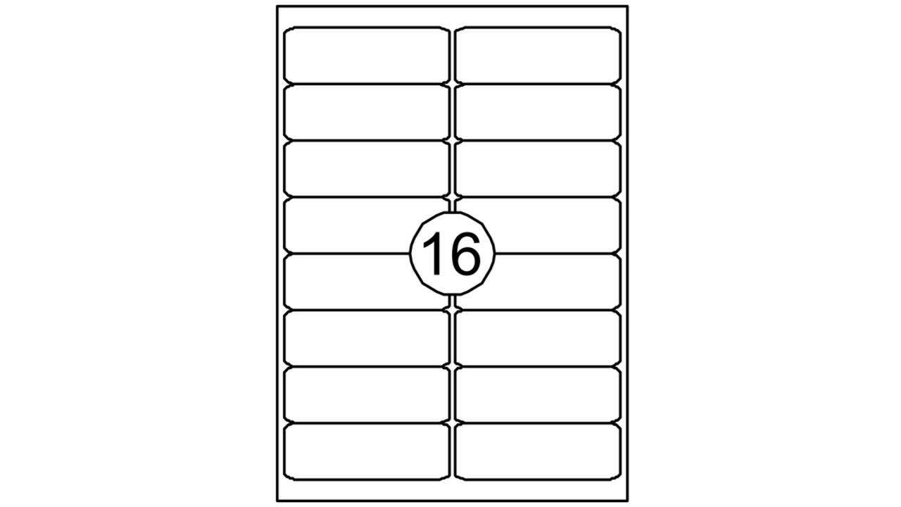 Etiket Quantore 99.1x33.8mm 1600 stuks