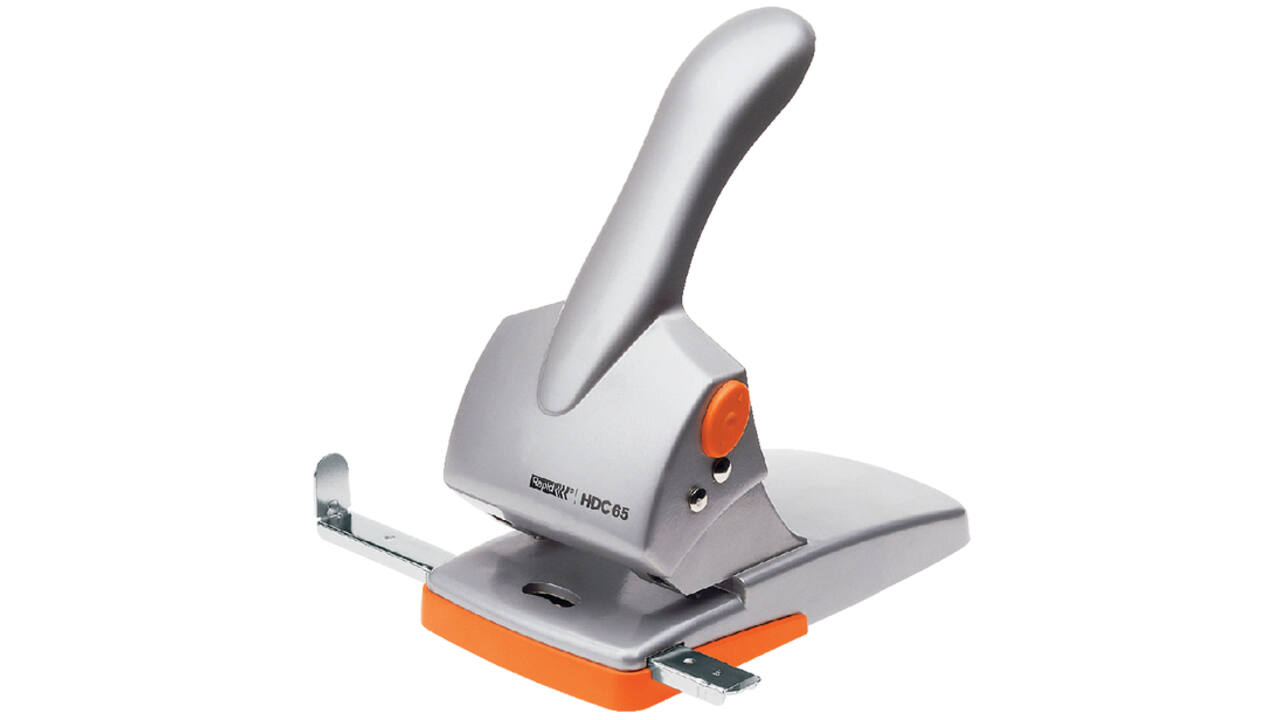 Perforator Rapid Fashion HDC65 heavy duty 65 vel zilver/oranje