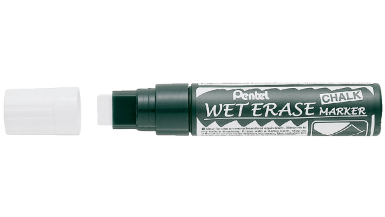 Krijtstift Pentel SMW56 8-16mm wit