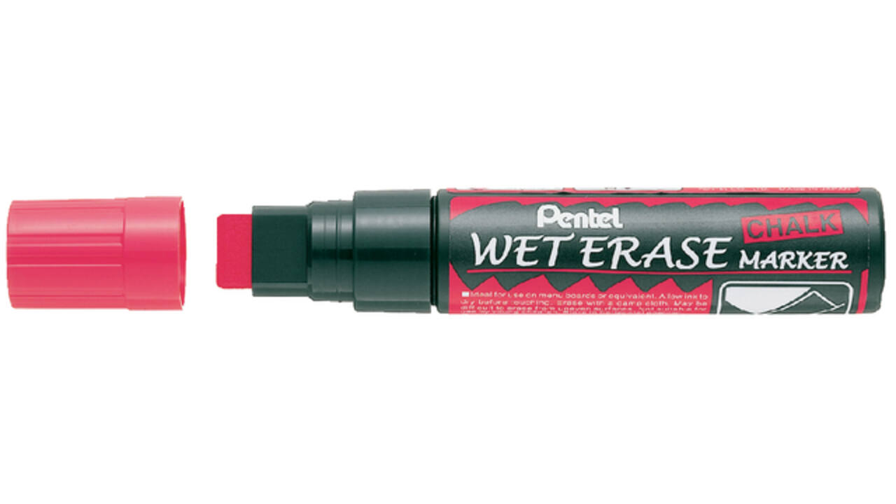 Krijtstift Pentel SMW56 8-16mm rood