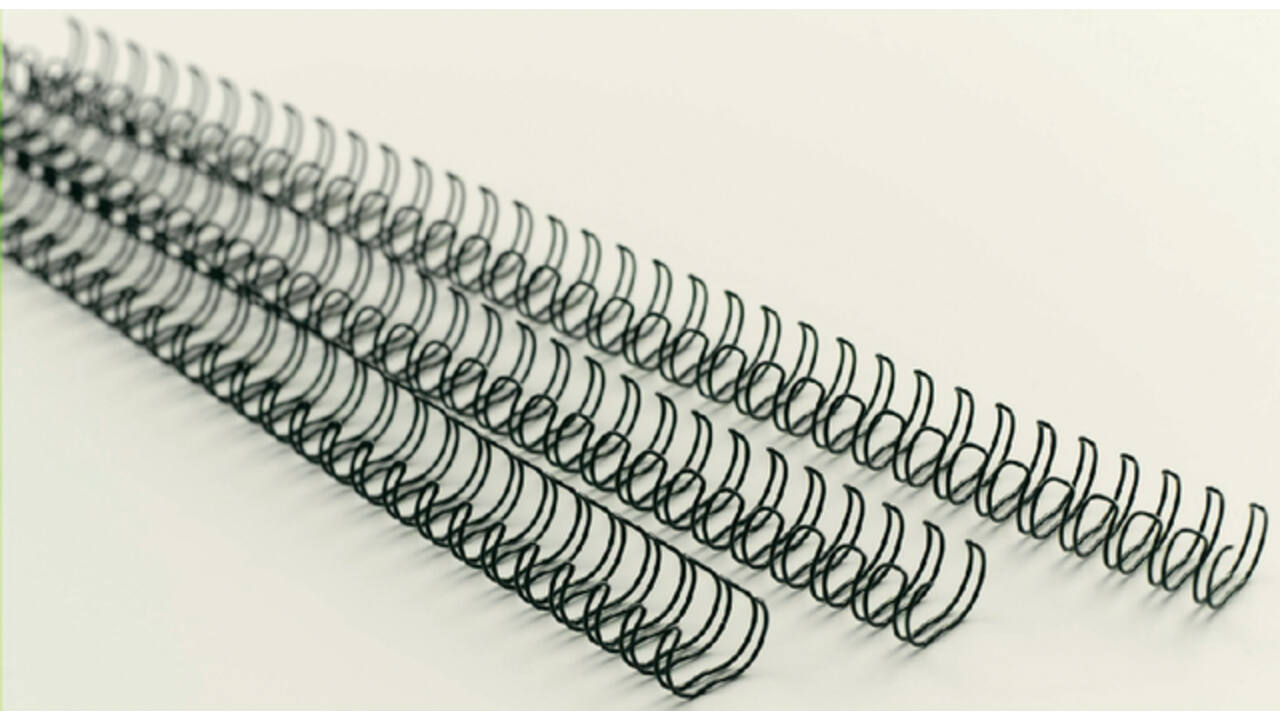 Draadrug GBC 6mm 34-rings A4 zilver 100stuks