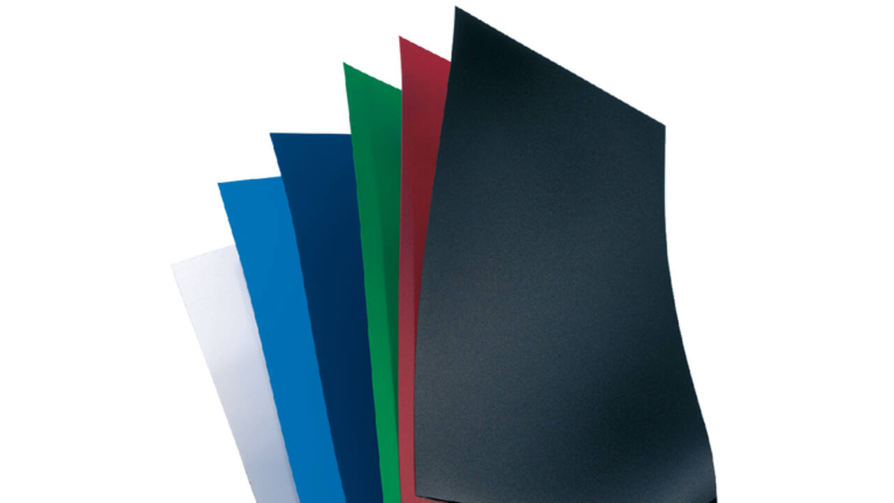 Voorblad GBC A4 Polycover 300micron donkerblauw 100stuks