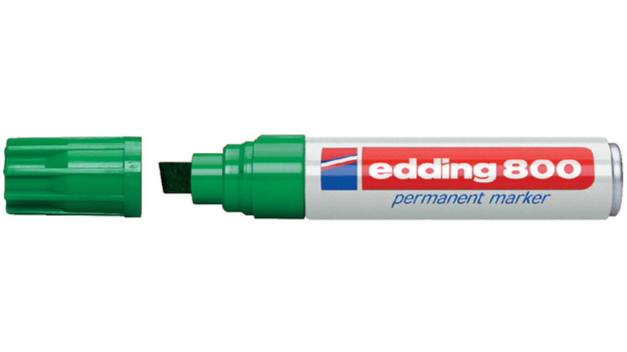Viltstift edding 800 schuin 4-12mm groen