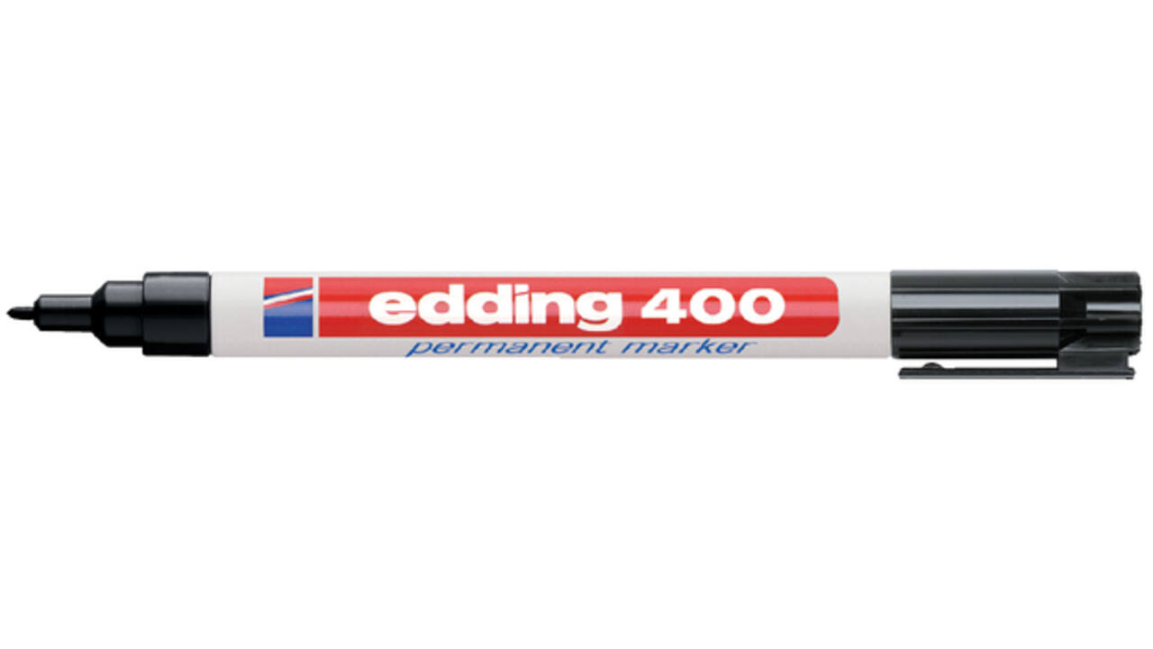 Viltstift edding 400 rond 1mm zwart