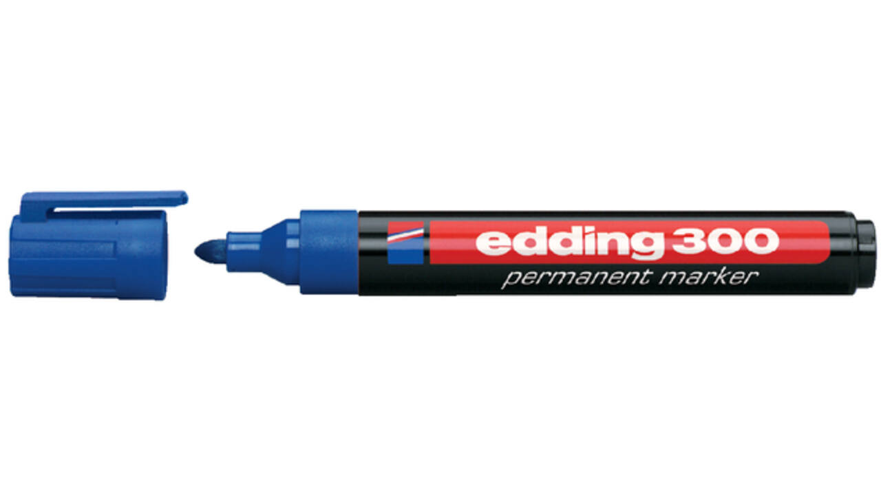 Viltstift edding 300 rond 1.5-3mm blauw