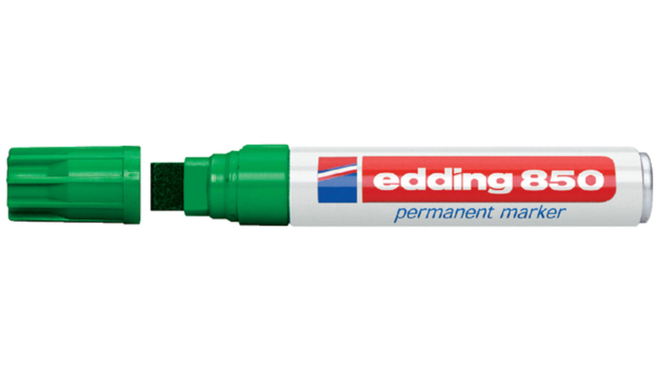 Viltstift edding 850 blok 5-16mm groen