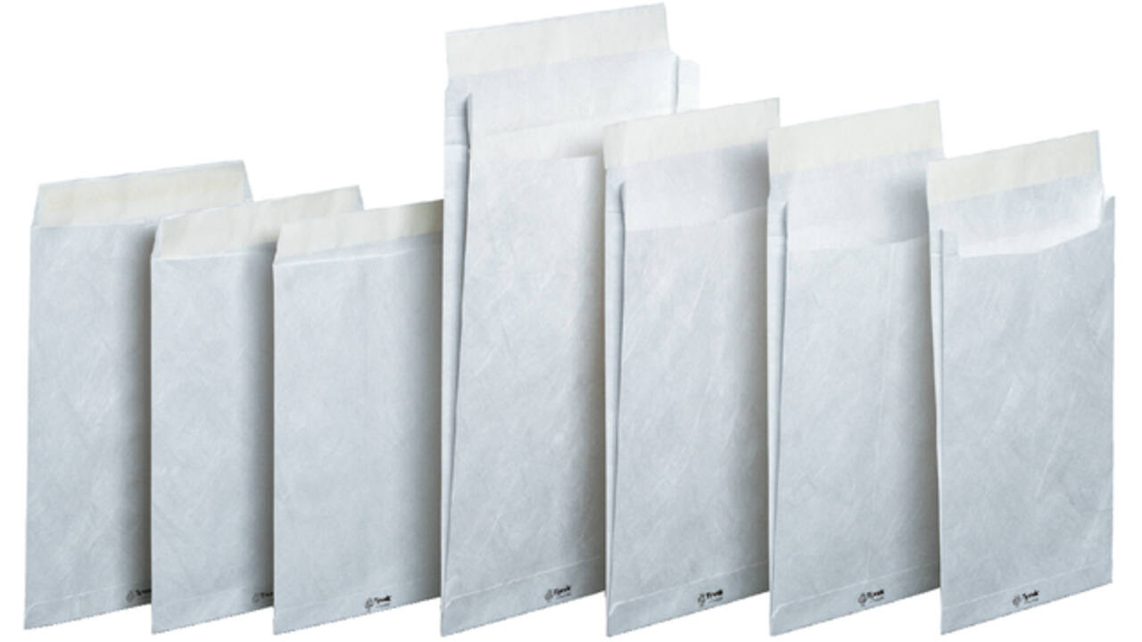 Envelop Tyvek monsterzak C4 229x324x38mm 55gr wit doos à 100 stuks