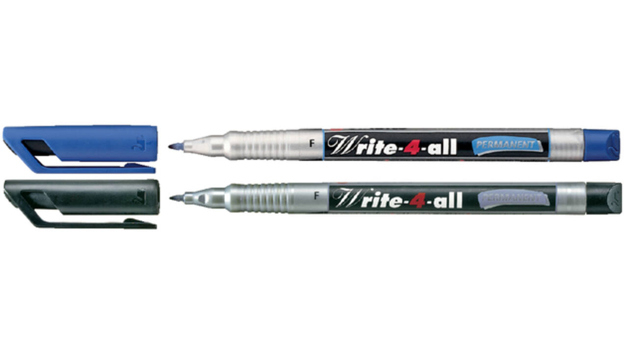 Viltstift STABILO Write-4-All 156/41 fijn blauw