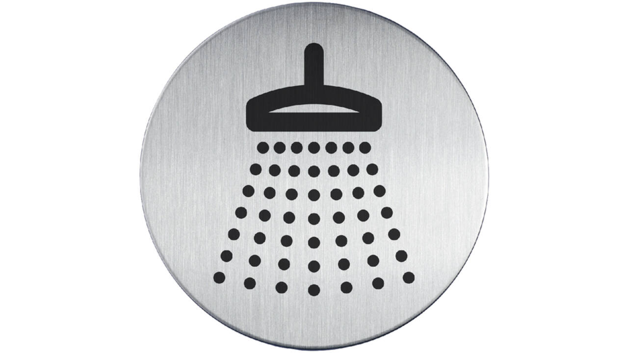 Infobord pictogram Durable 4938 douche 83Mm