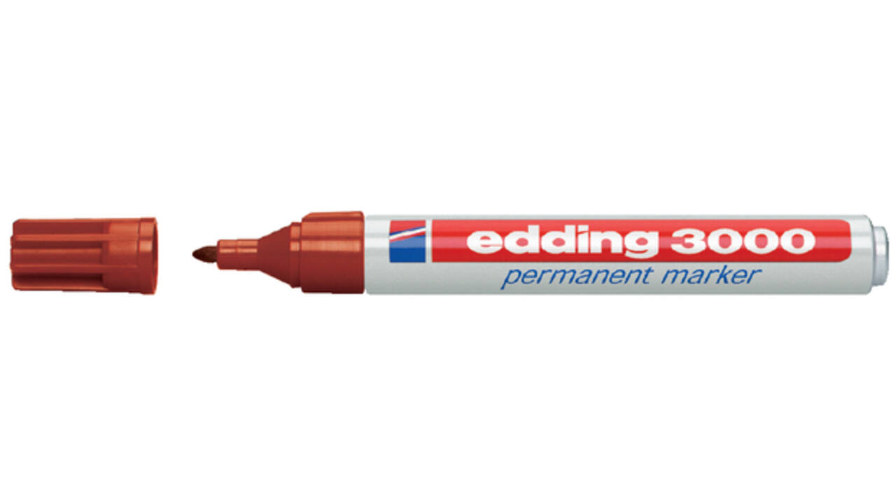 Viltstift edding 3000 rond 1.5-3mm bruin