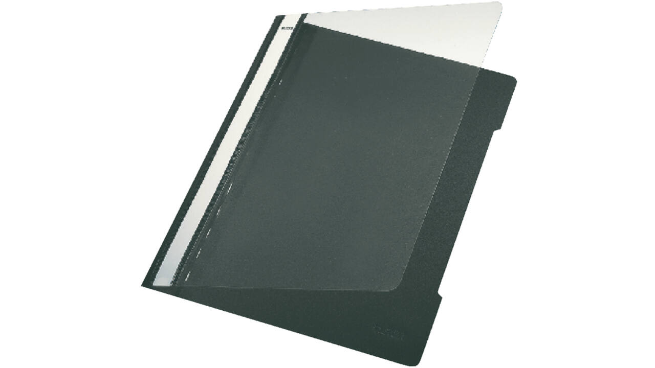 Snelhechter Leitz Standaard A4 gerecycled PP zwart