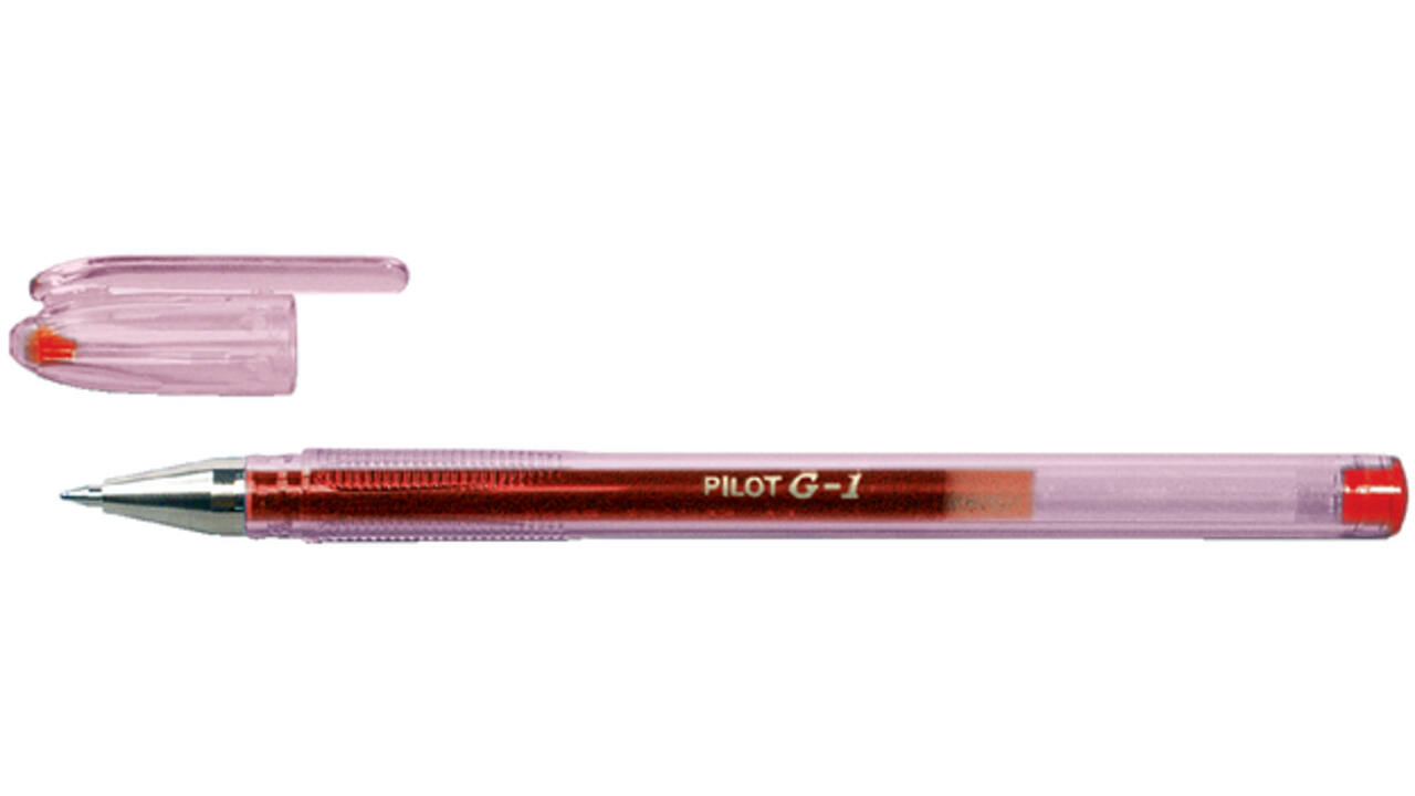 Gelschrijver PILOT G-1 fijn rood