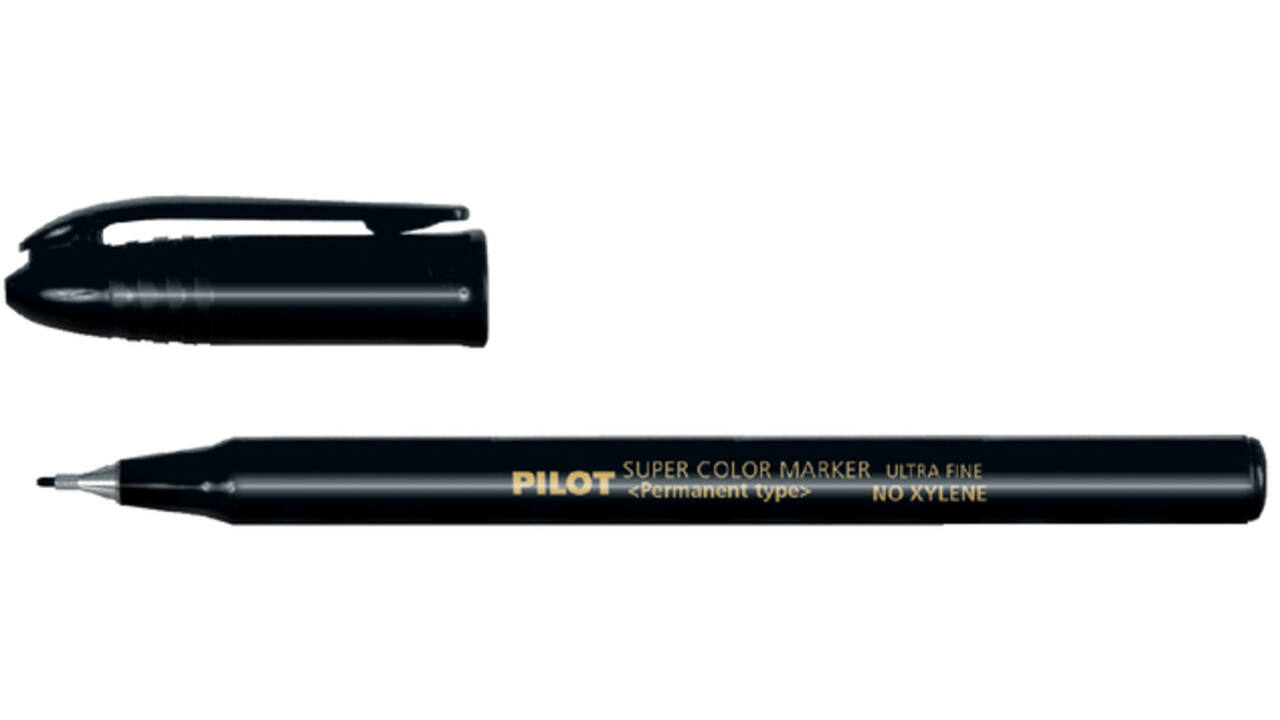 Fineliner PILOT Super Color Scan ultra fijn zwart