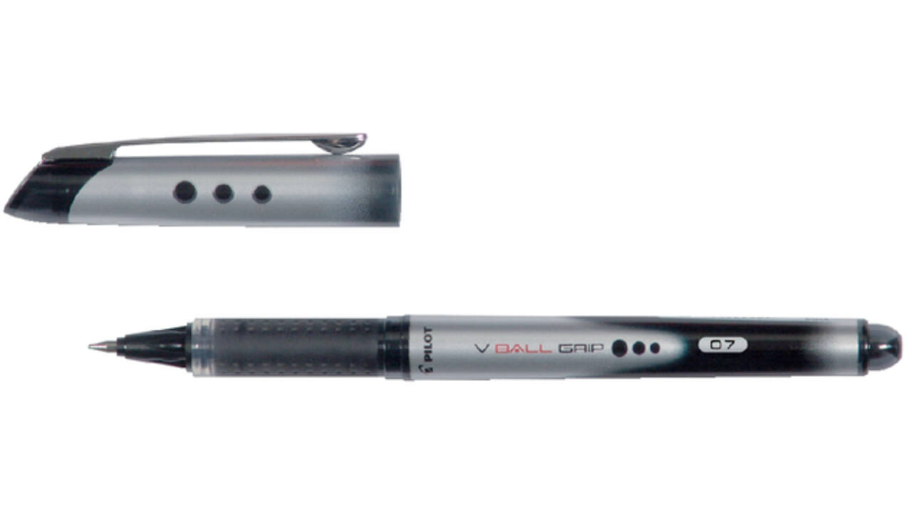 Rollerpen PILOT V-Ball Grip medium zwart