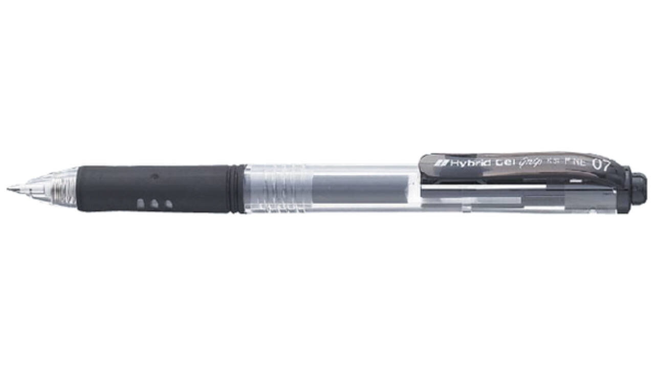 Gelschrijver Pentel K157 medium zwart